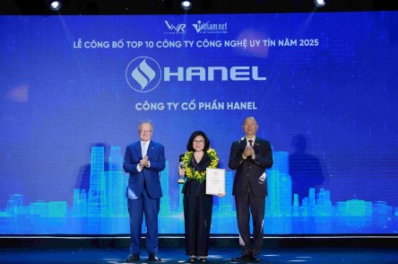 HANEL ĐƯỢC BÌNH CHỌN TOP 10 CÔNG TY CÔNG NGHỆ UY TÍN NĂM THỨ 5 LIÊN TIẾP  